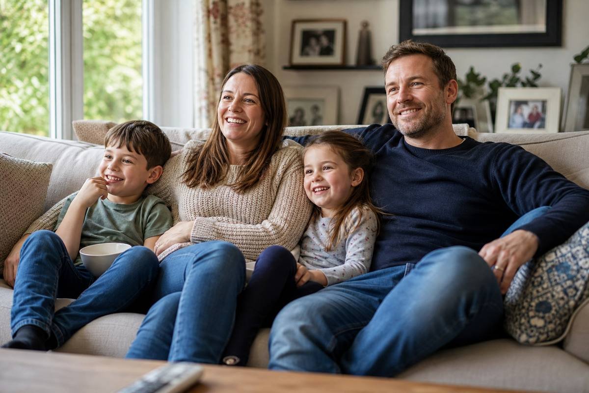 Family TV night UK
